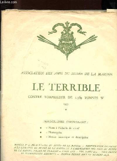 Le Terrible - Contre-torpilleur de 2 569 tonnes W.
