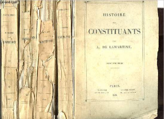 Histoire des constituants, Tomes 1  4 (4 volumes).