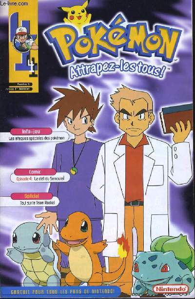 POKEMON ATTRAPEZ-LES TOUS n4 - Info jeux, pisode 4 : Le dfi du Samoura, spcial : tout sur la Team Rocket