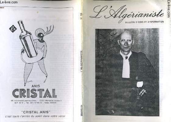 L'ALGERIANISME n53bulletin d'ides et d'information
