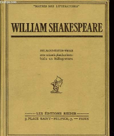 WILLIAM SHAKESPEARE
