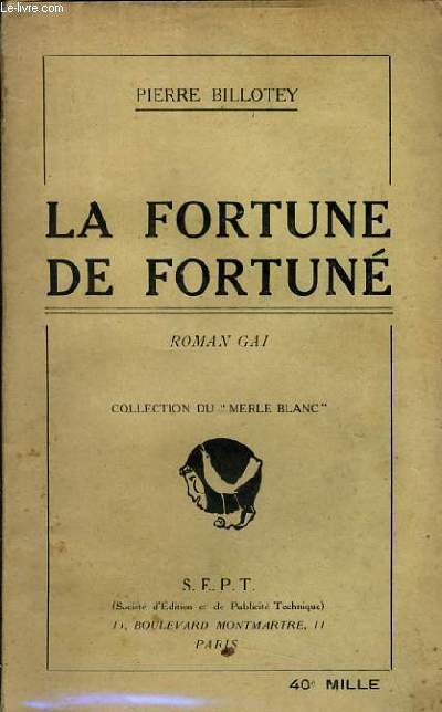 LA FORTUNE DE FORTUNE (roman gai)
