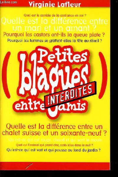 PETITES BLAGUES ENTRE AMIS INTERDIT