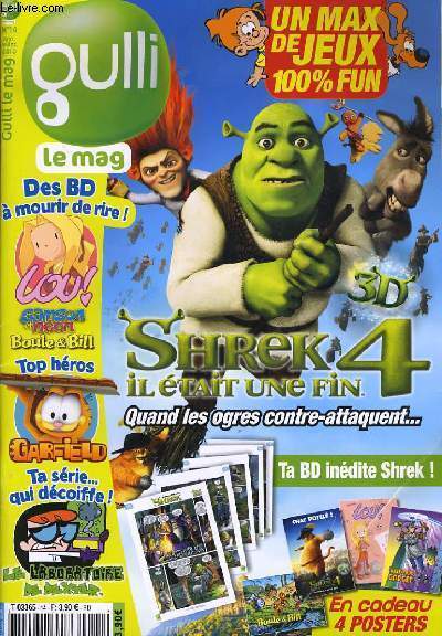 CULLI MAG n14 : Shrek 4 il tait une fin , des B.D.  mourir de rire !