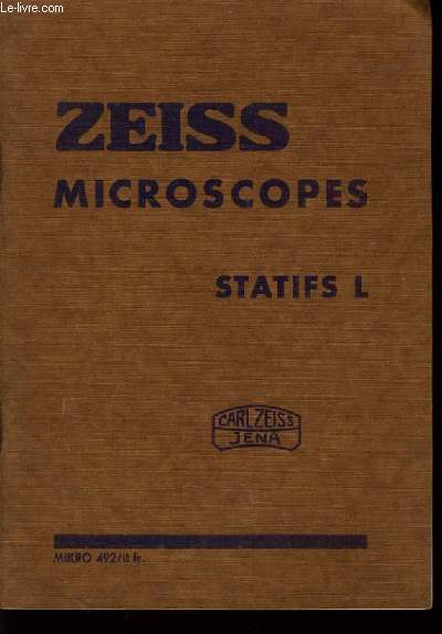 ZEISS MICROSCOPES STATIFS L