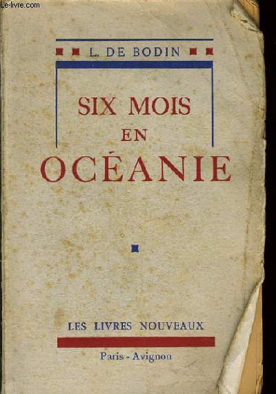 SIX MOIS EN OCEANIE