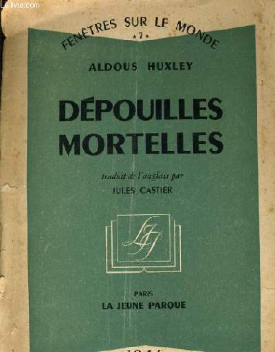 DEPOUILLES MORTELLES