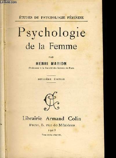 PSYCHOLOGIE DE LA FEMME