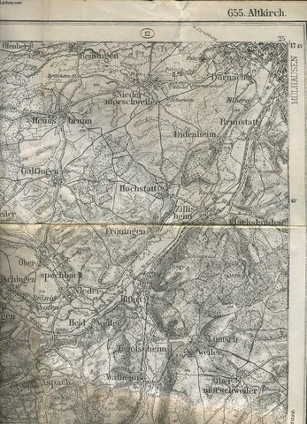 KARTE DES DEUTSCHEN REICHES n655