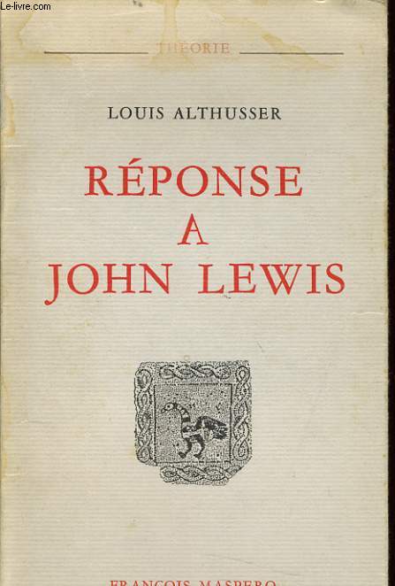 REPONSE A JOHN LEWIS