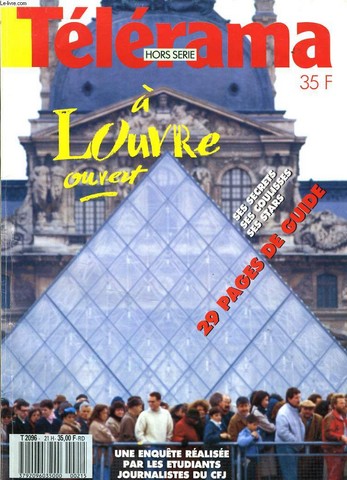 TELERAMA hors srie : Le Louvre est ouvert, ses secrets ses coulisses ses stars