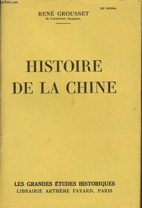 HISTOIRE DE LA CHINE