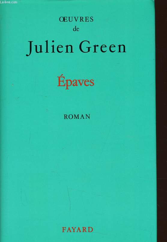EPAVES (roman)