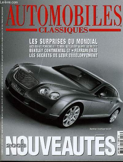 AUTOMOBILES CLASSIQUE n125 : Les surprises du mondial, Nouveaut 2003