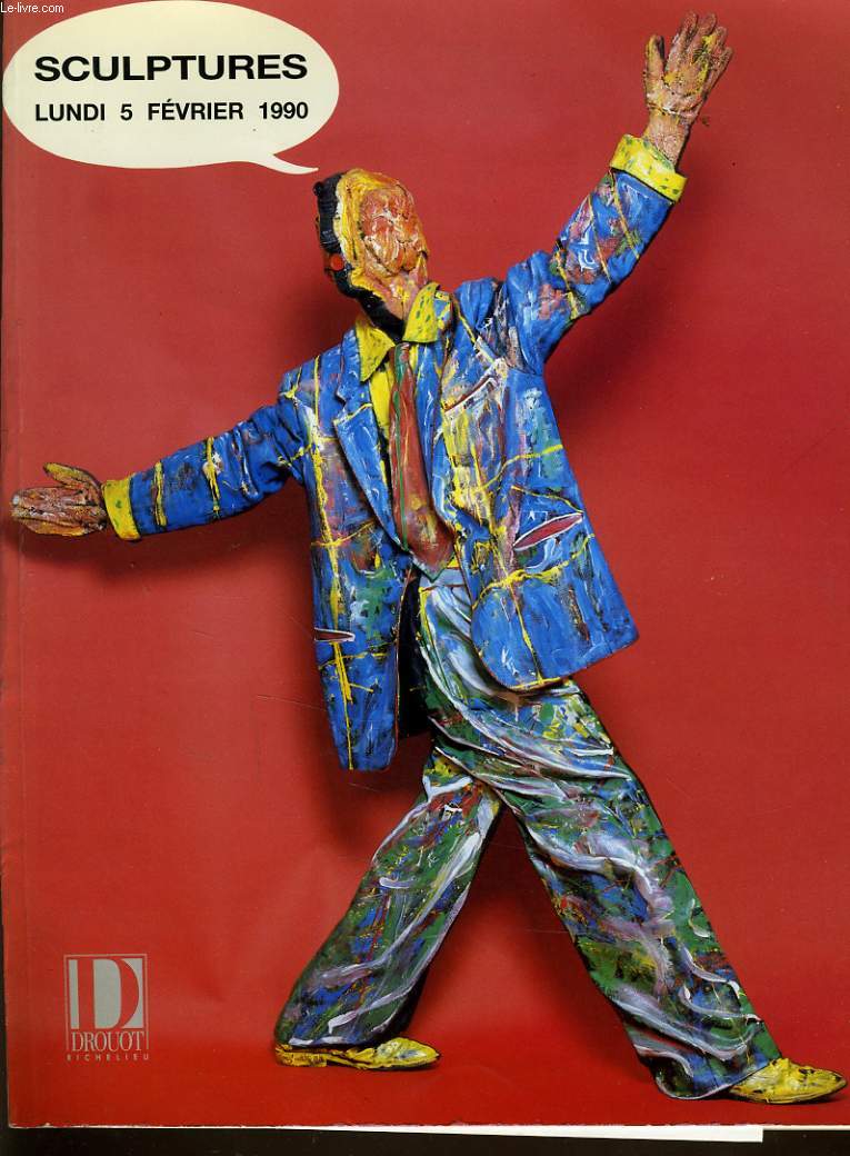 CATALOGUE DE VENTE AUX ENCHERES : Sculptures modernes et contemporaine (vente n8) , le lundi 5 fvrier 1991