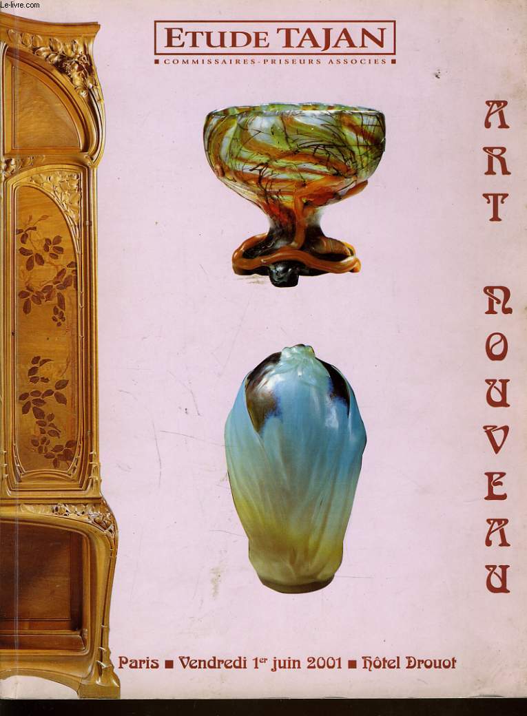 CATALOGUE DE VENTE AUX ENCHERES : Art nouveau Art dco : provenant notamment des collection Lucien et Hlne Mellerio e  divers amateurs, le vendredi 1er juin 2001  l'htel Drouot