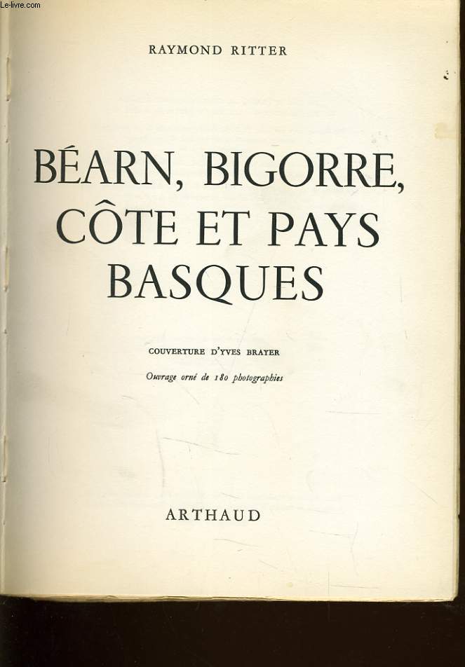 BEAN BIGORRE CTE ET PAYS BASQUES