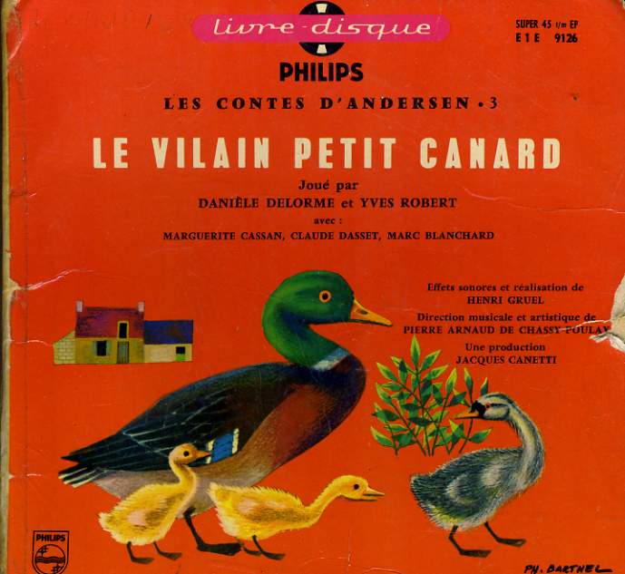 LE VILAIN PETIT CANARD (sans le disques 45t)