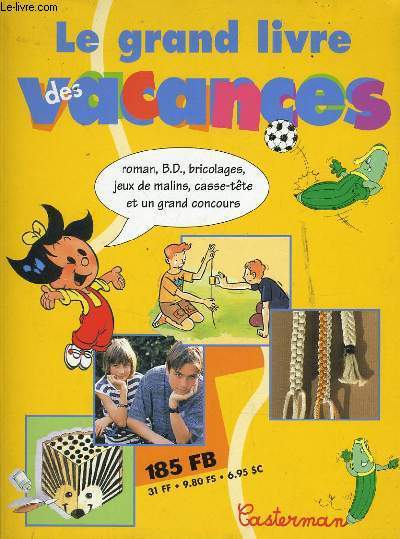 LE GRAND LIVRE DES VACANCES