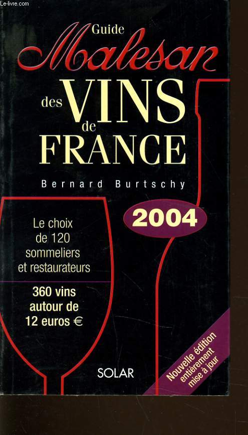 GUIDE MALESAN des vins de France