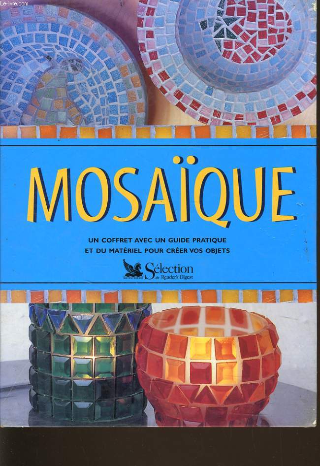 COFFRET MOSAQUE avec un guide pratique et du matriel pour crer vos objets