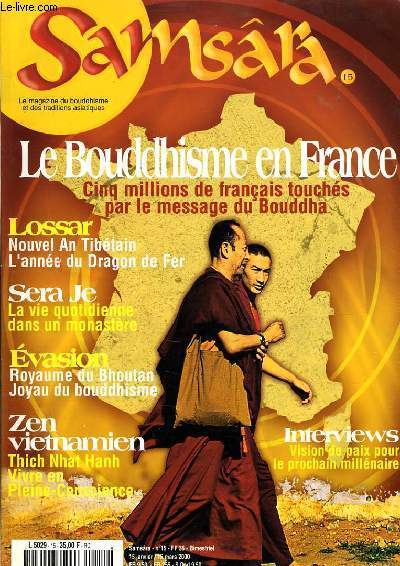 SAMSARA n15 du 15 janvier au 15 mars : Le Bouddhisme en France