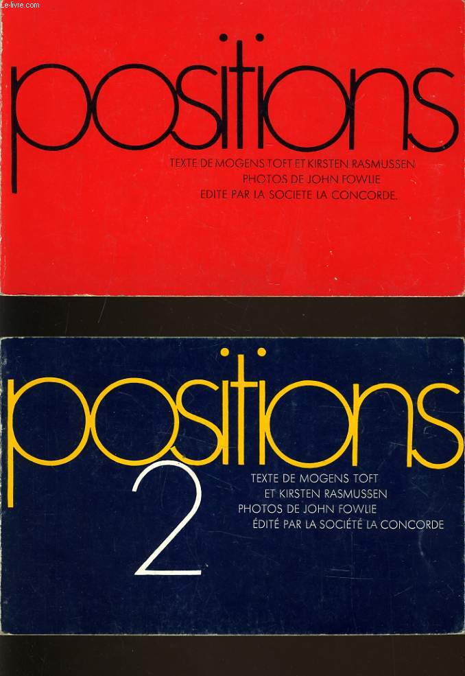POSITIONS en 2 volumes :