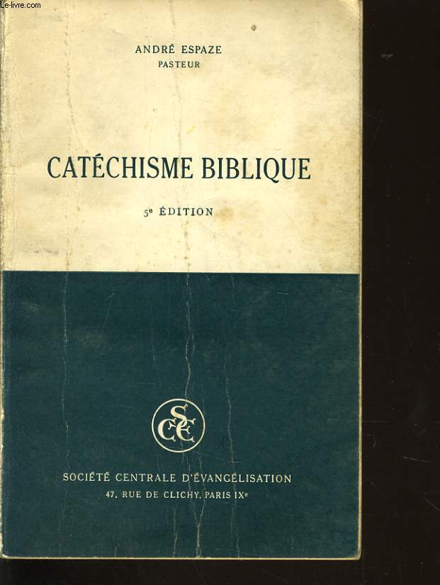 CATECHISME BIBLIQUE