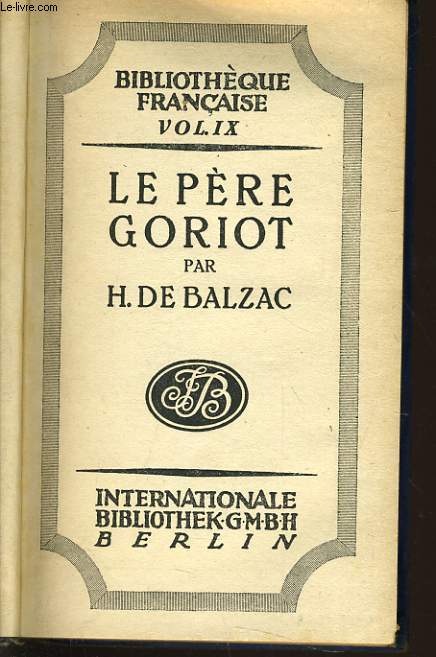 LE PERE GORIOT