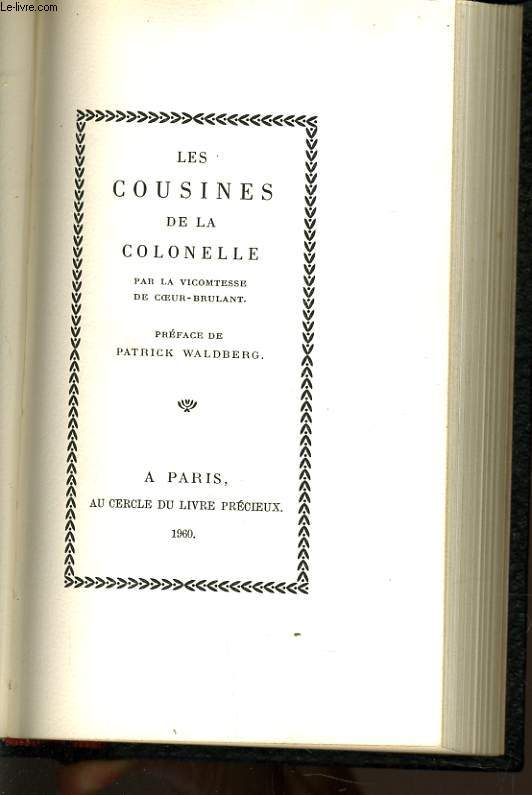 LES COUSINES DE LA COLONELLE