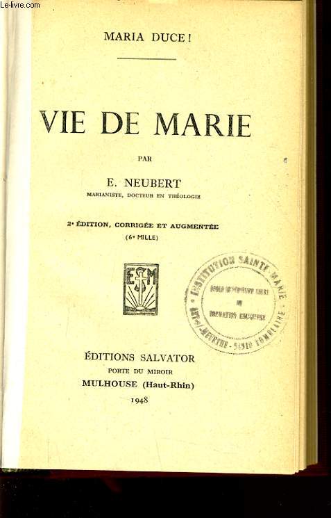 VIE DE MARIE