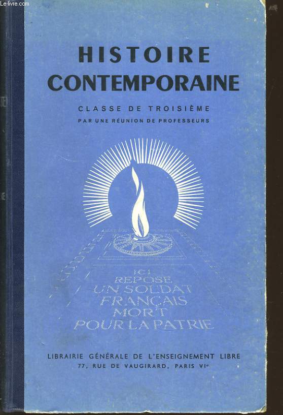 HISTOIRE CONTEMPORAINE classe de troisime