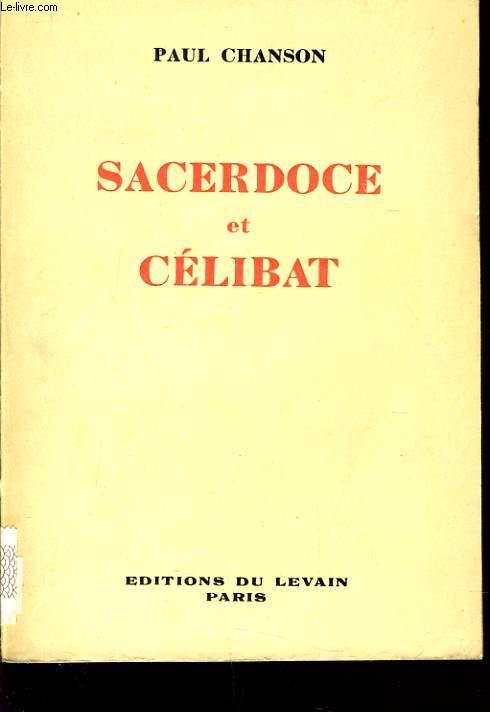 SACERDOCE ET CELIBAT