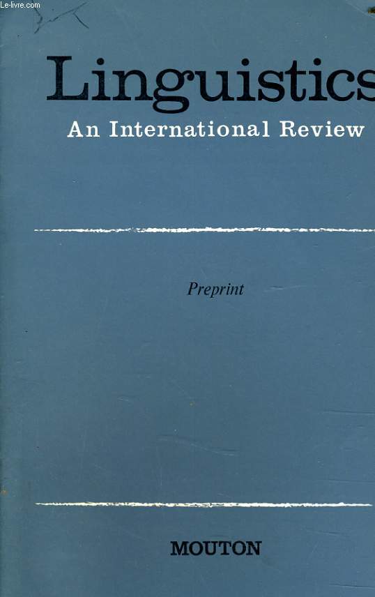 LINGUISTIC an international Review