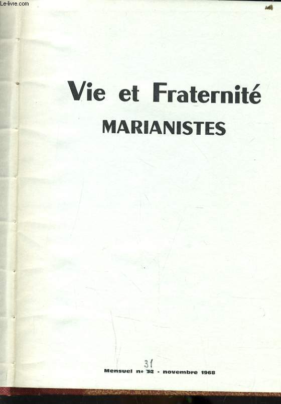 VIE ET FRATERNITE MARIANISTES n31  40