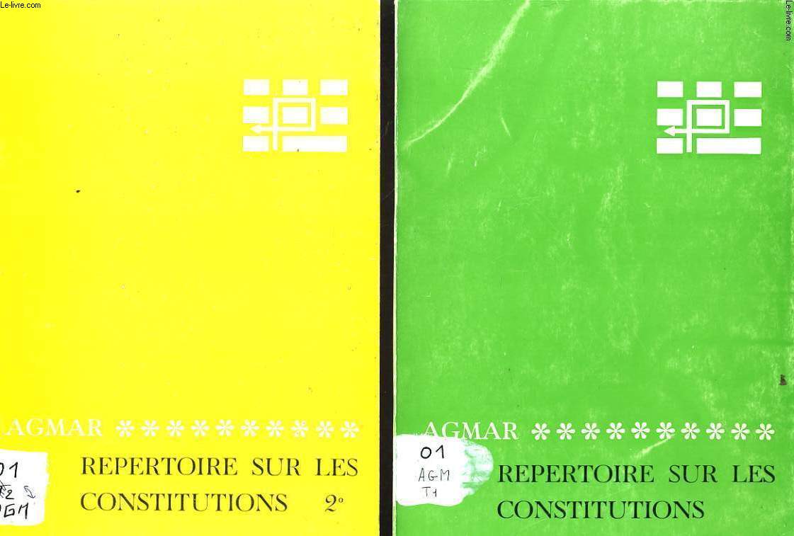 BIBLIOGRAPHIE DES DOCUMENTS ET DES EDITIONS DES CONSTITITUTIONS DE LA SOCIETE DE MARIE ET DES FILLES DE MARIE IMMACULEE (1815-1975) en 2 volumes
