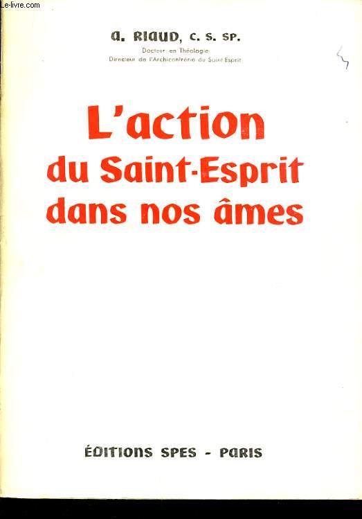 L'ACTION DU SAINT ESPRIT DANS NOS MES