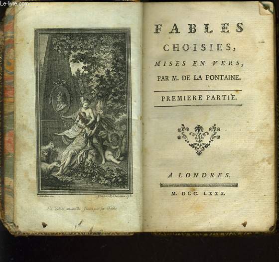 FABLES CHOISIES MISE EN VERS 1er partie