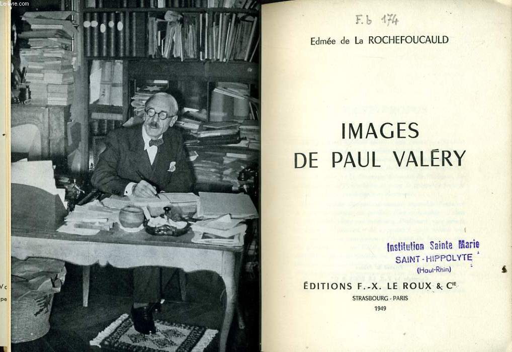 IMAGES DE PAUL VALERY