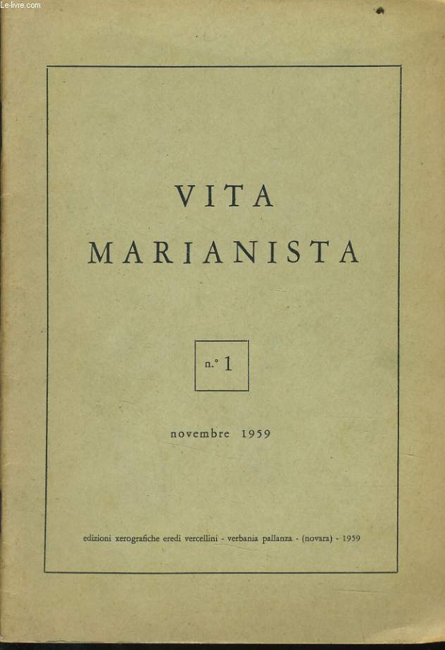 VITA MARIANISTA n1