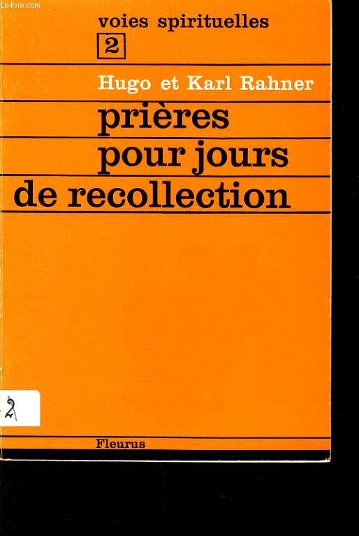 PRIERES POUR TOUJOURS DE RECOLLECTION