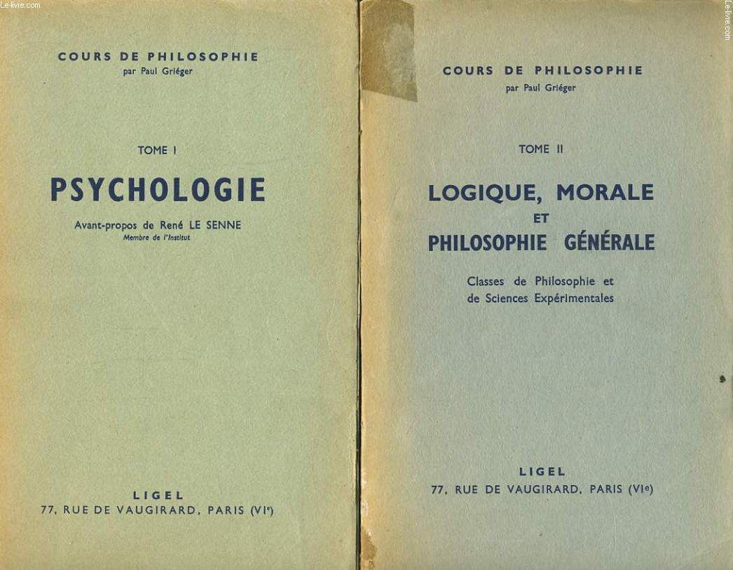 PSYCHOLOGIE en 2 tomes