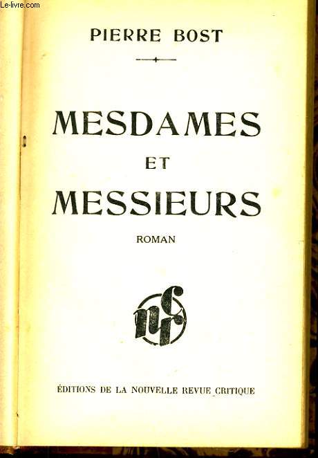 MESDAMES ET MESSIEURS