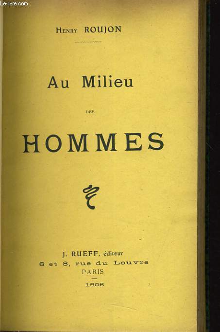 AU MILIEU DES HOMMES