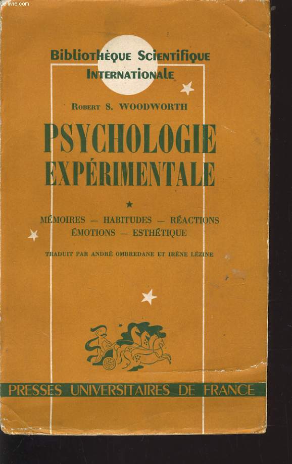 PSYCHOLOGIE EXPERIMENTALE mmoires habitudes ractions motions esthtique