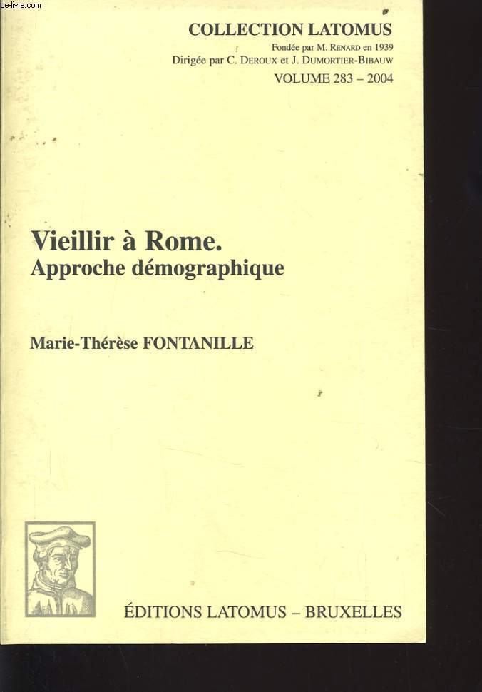 VIEILLIR A ROME approche dmographique - Vol 283