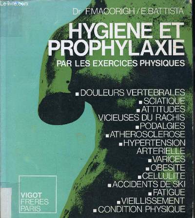 HYGIENE ET PROPHYLAXIE PAR LES EXERCICES PHYSIQUES