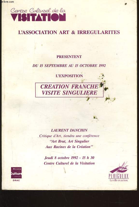 CATALOGUE D'EXPOSITION DE 