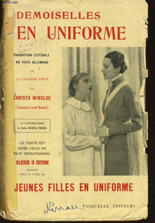 DEMOISELLES EN UNIFORMES pice en trois actes et douze tableau