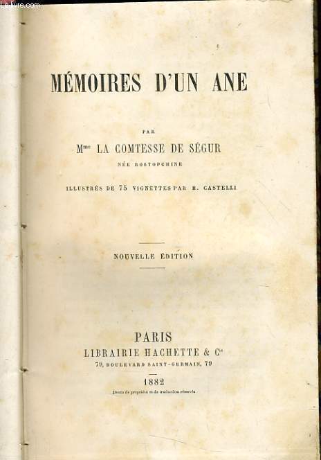 MEMOIRE D'UN ANE